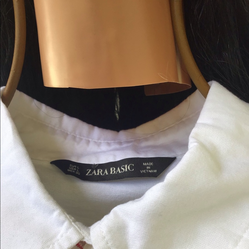 Zara basic women basic white shirt New with tag. - Picture 4 of 10